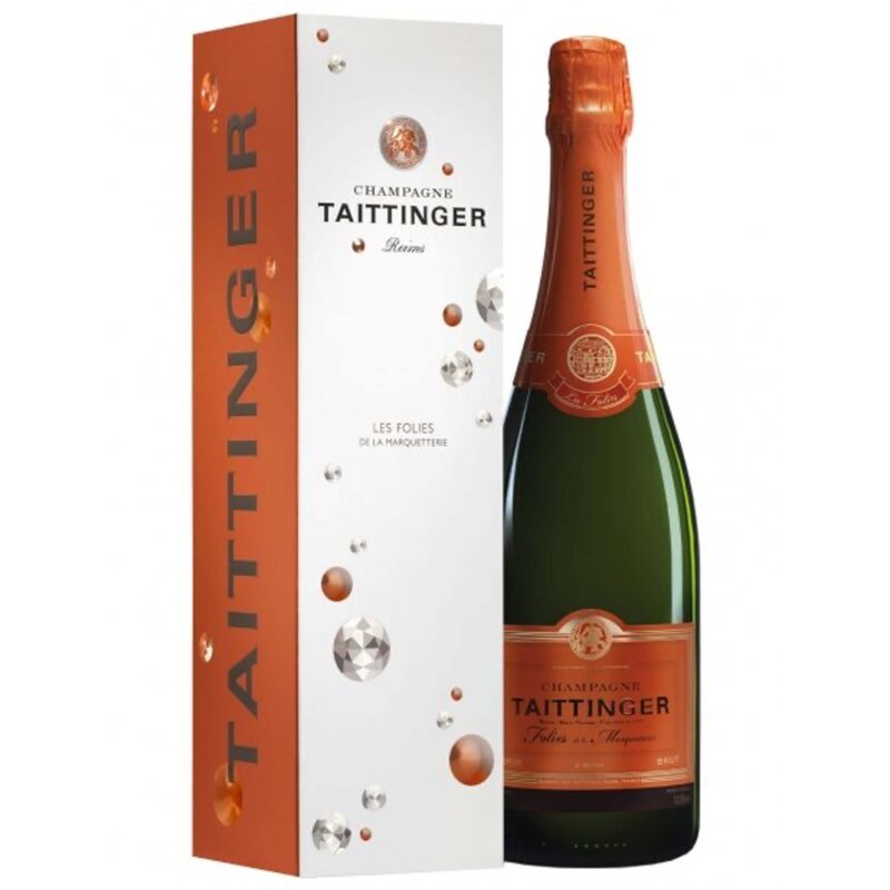 Champagne TAITTINGER Folies de la Marquetterie - Bouteille 75cl avec étui