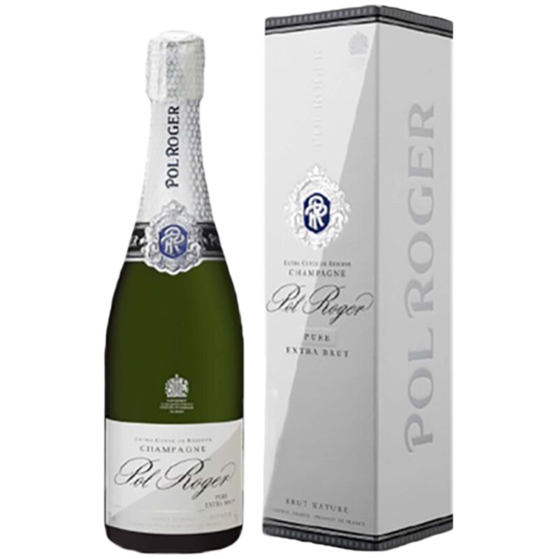 Champagne POL ROGER Pure Extra Brut - Bouteille 75cl avec étui
