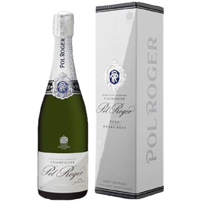 Champagne POL ROGER Pure Extra Brut - Bottle 75cl with case