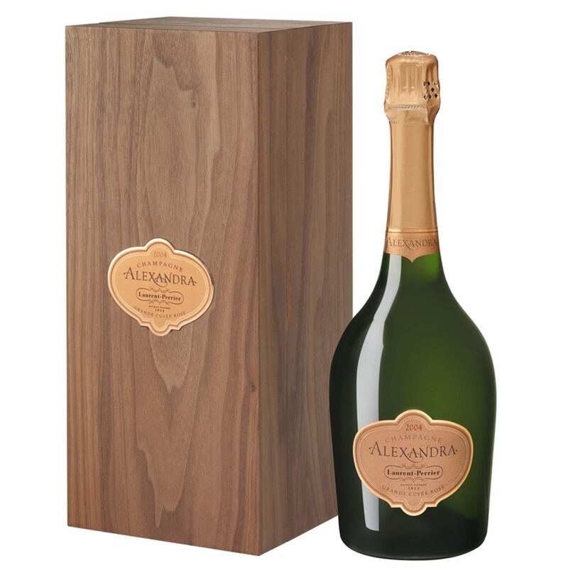Champagne LAURENT PERRIER Cuvée Alexandra Rosé 2004 - Bouteille 75cl avec coffret bois