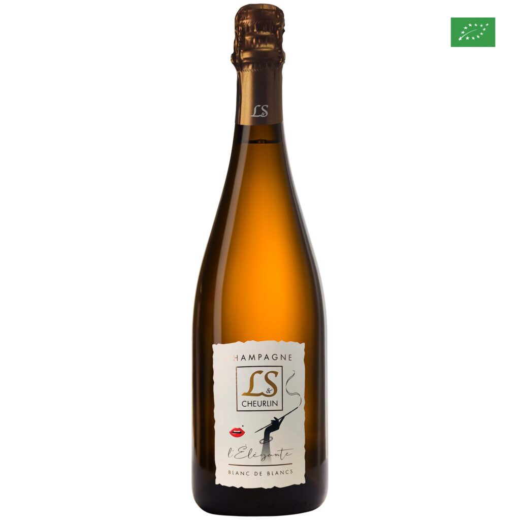 Champagne LUCIE CHEURLIN L’Elégante Extra Brut Blanc De Blancs "BIO" Millésime 2014 - Bouteille 75cl sans étui