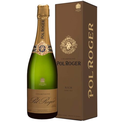 Champagne POL ROGER Rich Demi-Sec - Bouteille 75cl avec étui