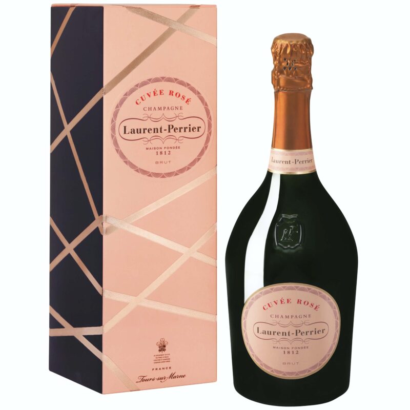 Champagne LAURENT PERRIER Brut Rosé - Bouteille 75cl avec coffret