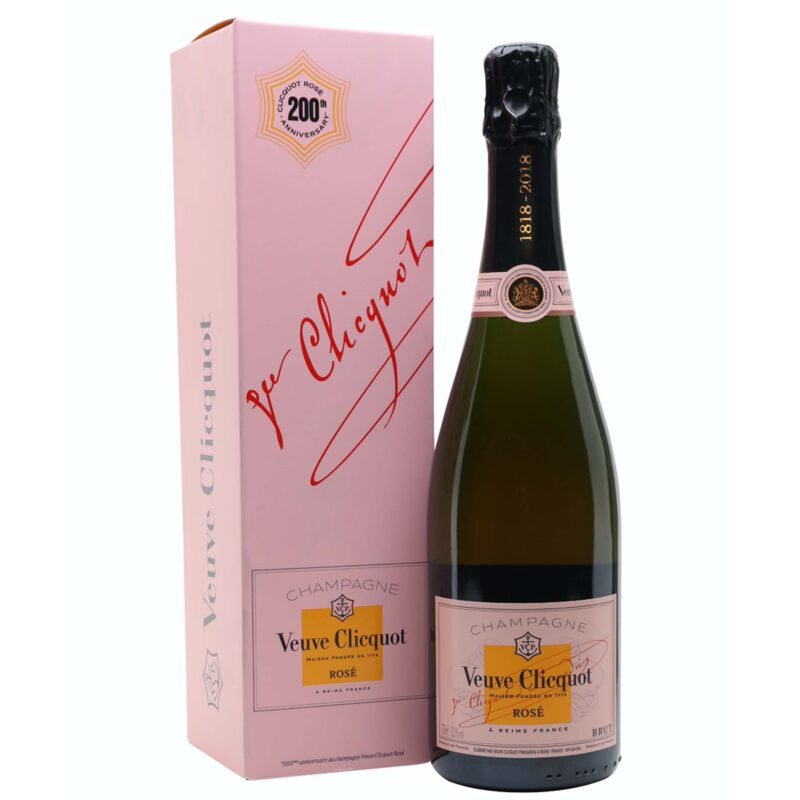 Champagne VEUVE CLICQUOT Brut Rosé - Bottle 75cl with case