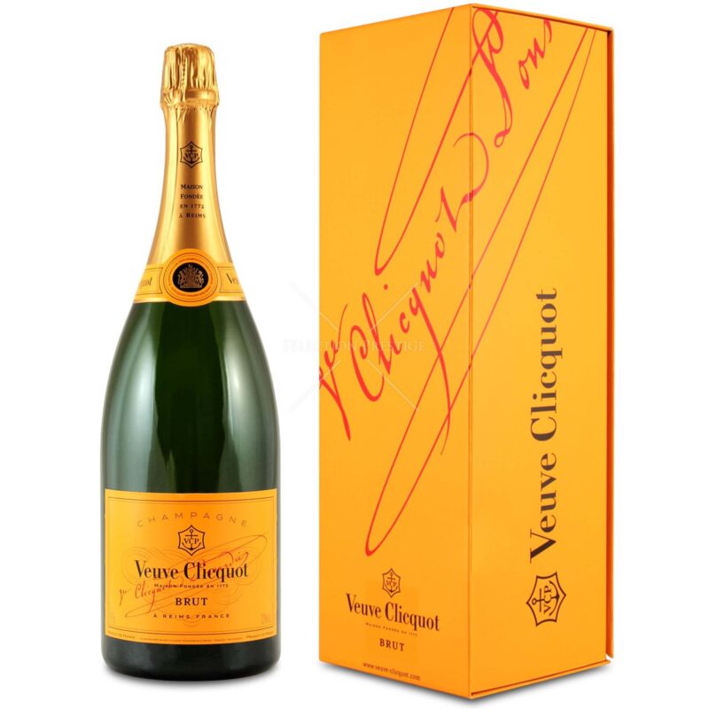 Champagne VEUVE CLICQUOT Brut Carte Jaune - Magnum 1.5l with case