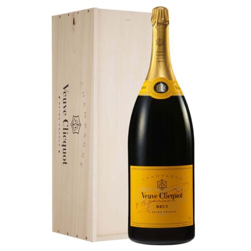 Champagne VEUVE CLICQUOT Brut Carte Jaune - Jéroboam 3l caisse bois