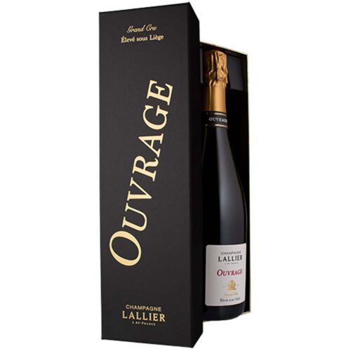 Champagne LALLIER Ouvrage Grand Cru élevé sous liège - Bouteille 75cl avec étui