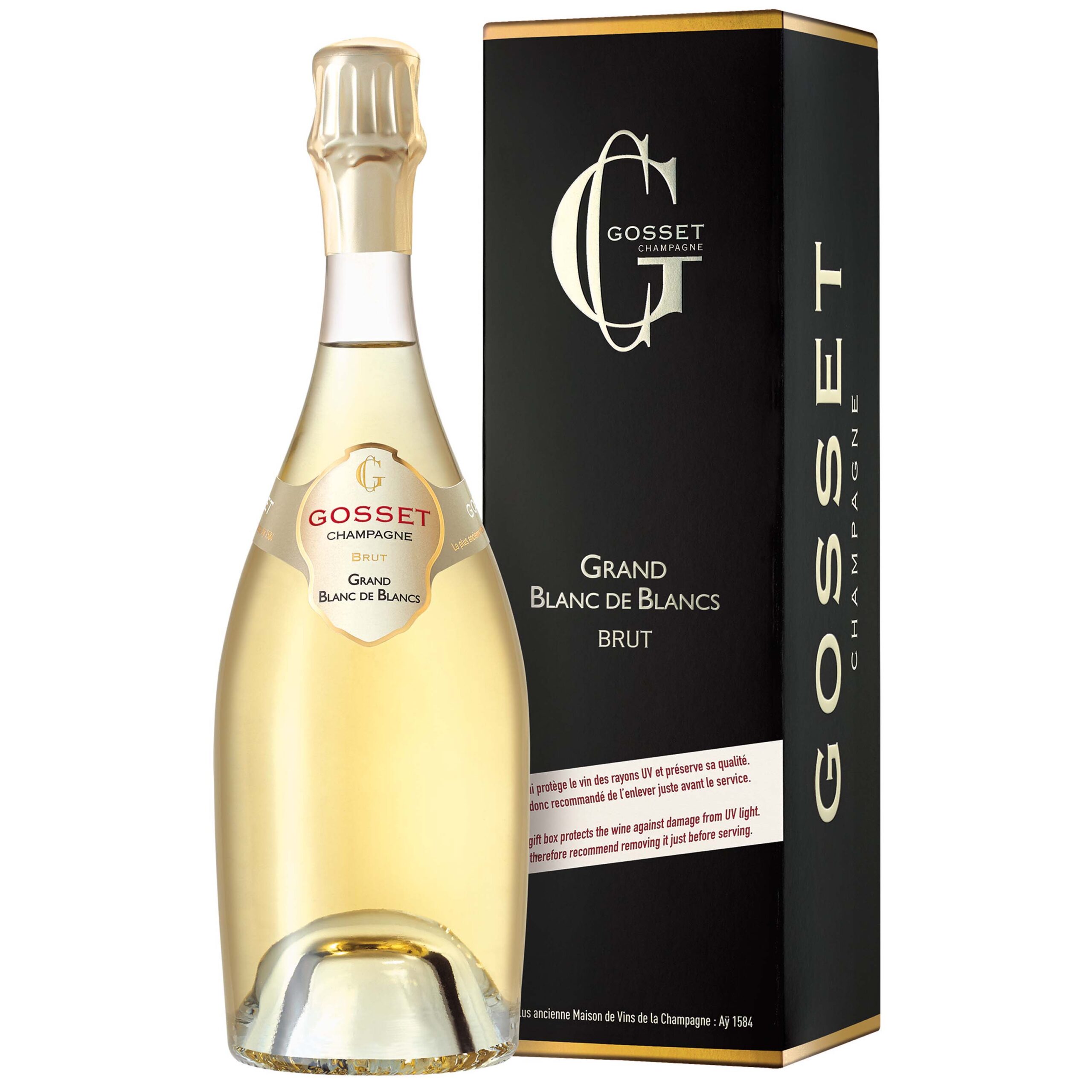 Champagne Gosset - Grand Blanc de Blancs - Bouteille 75CL - Etui