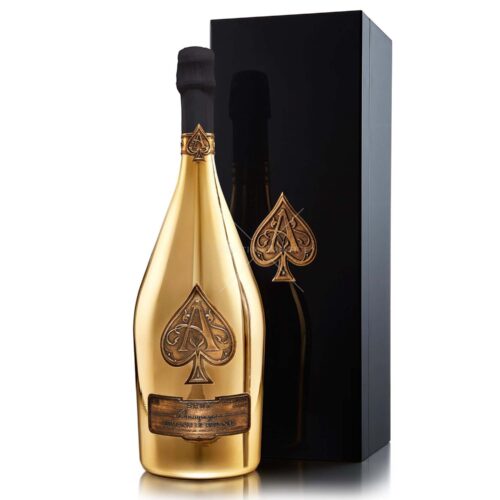 Champagne ARMAND DE Brut Gold caisse bois