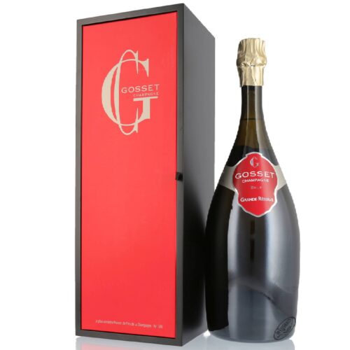 Champagne Gosset Grande Réserve Brut 75cl + 2 flûtes coffret