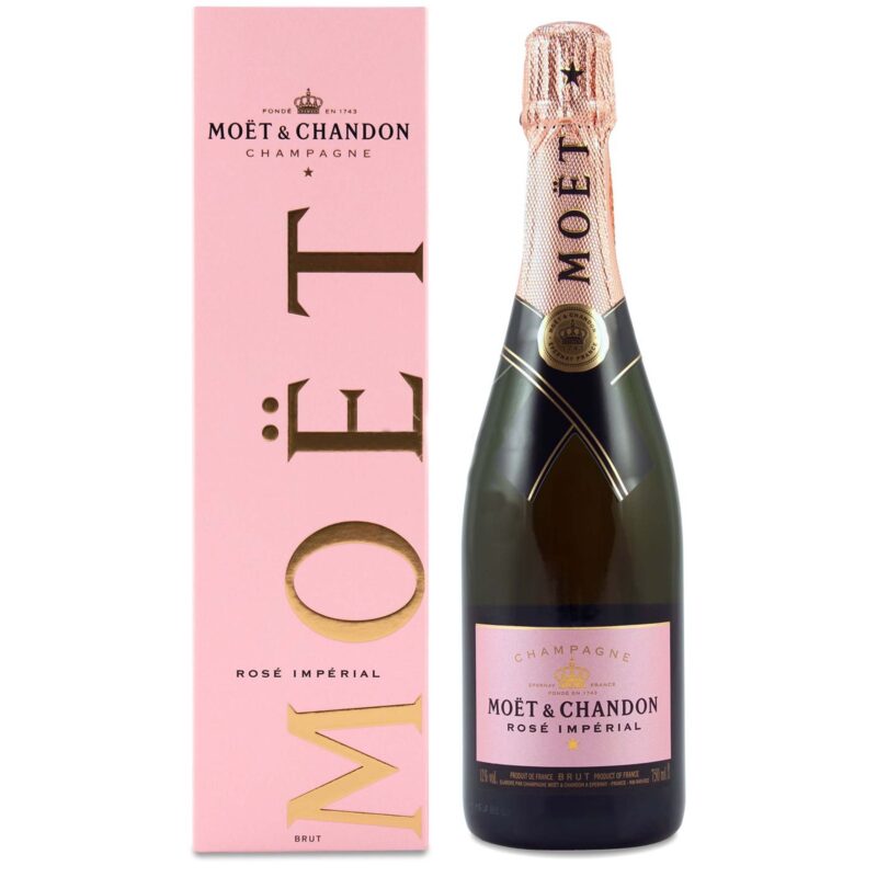 Champagne MOET & CHANDON Rosé Impérial - Bouteille 75cl avec étui