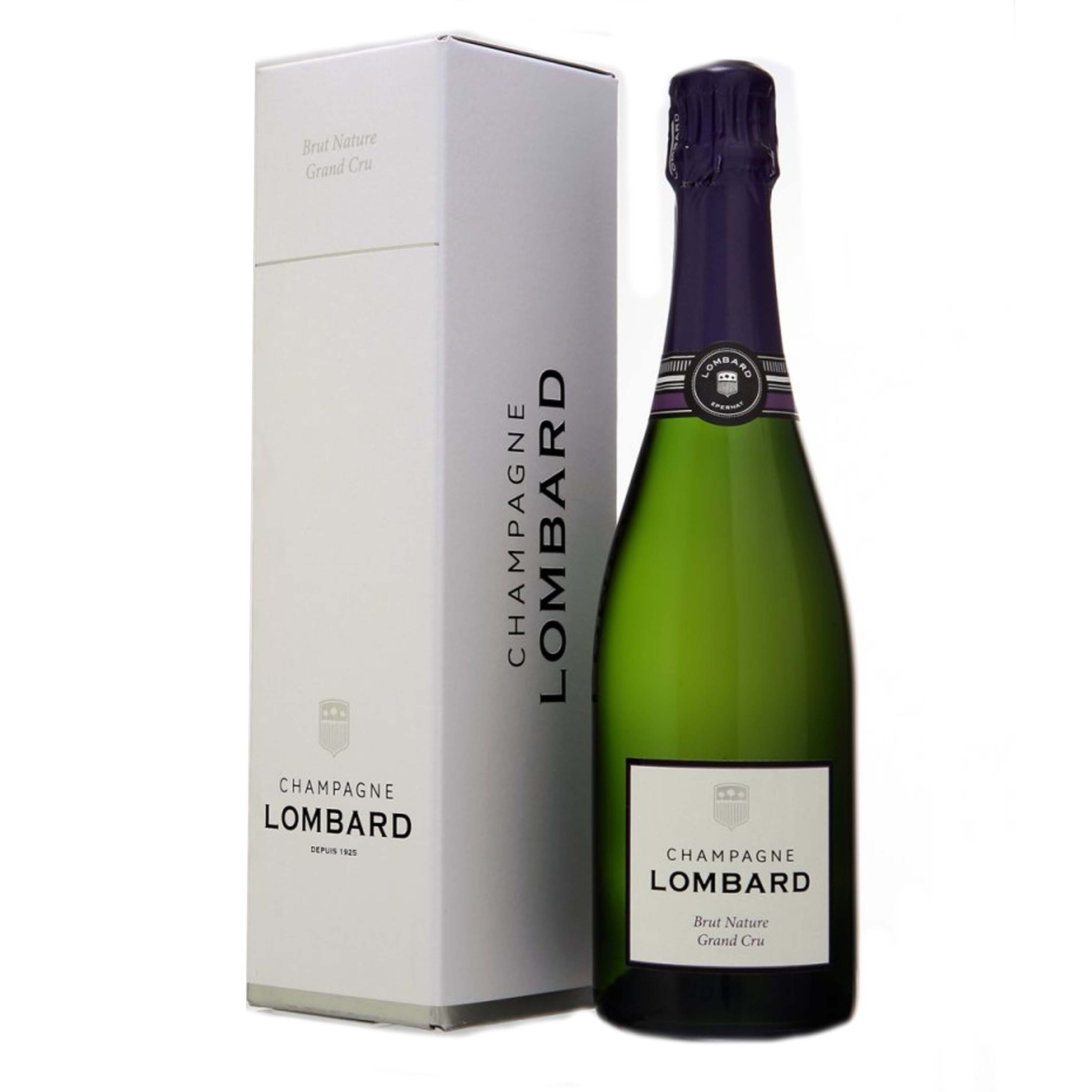 Champagne LOMBARD Brut Nature Grand Cru - Bouteille 75cl avec étui