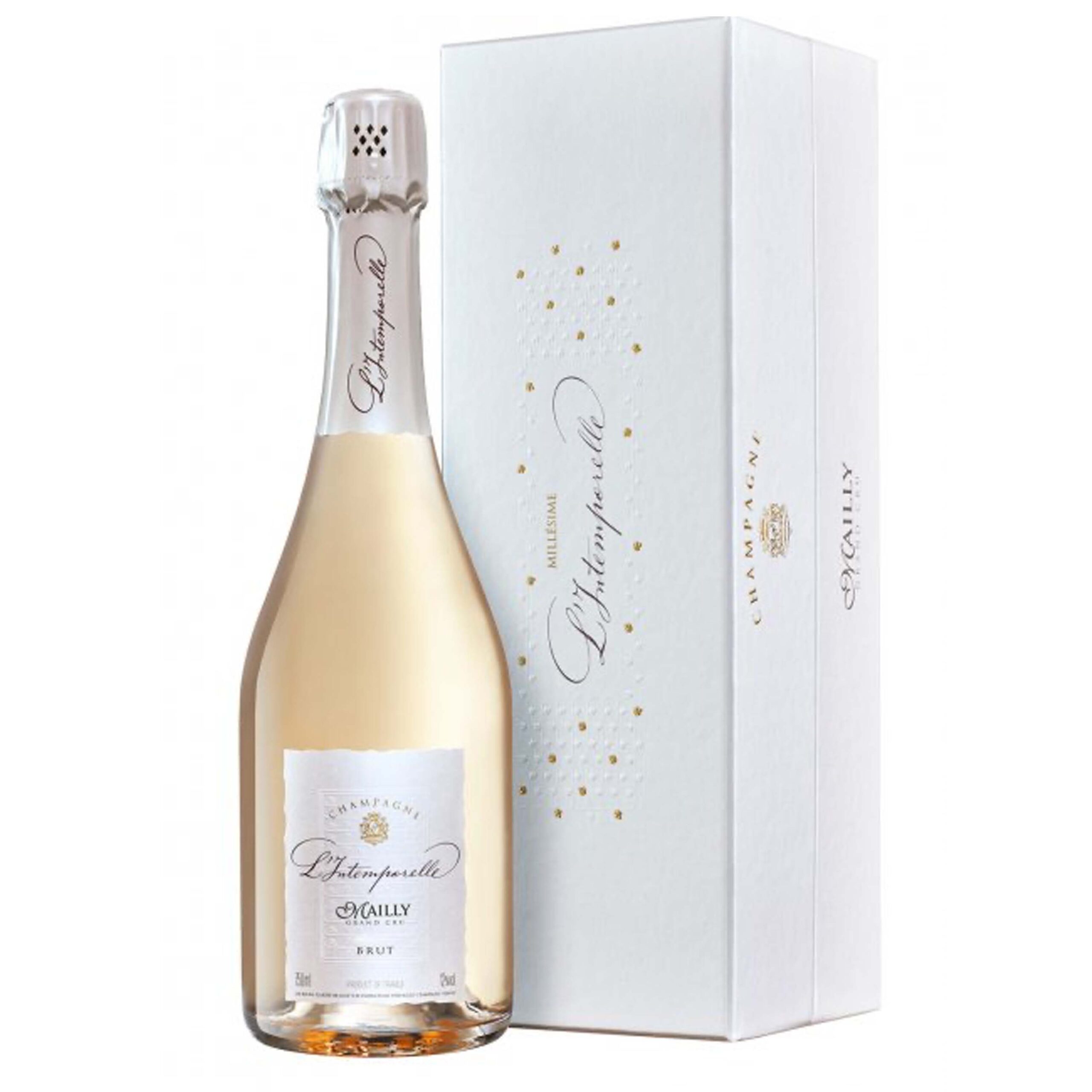 Mailly Grand Cru Champagne Gift with 2 Glasses