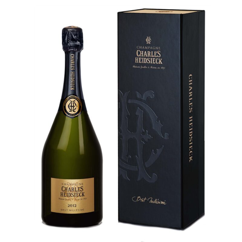 Champagne CHARLES HEIDSIECK Brut Millésimé 2012 - Bouteille 75cl avec coffret