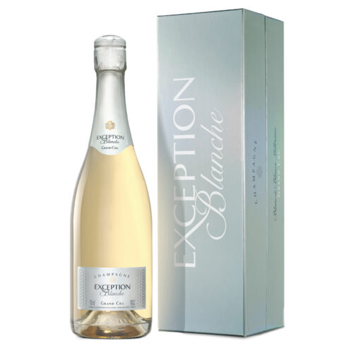 Champagne EXCEPTION ~ Cuvée Exception Blanche Millésime 2009 Blanc de Blancs Grand Cru ~ Bouteille 75cl avec coffret ~ "Edition limitée"