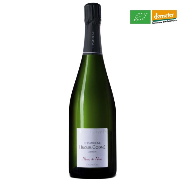 Champagne HUGUES GODME ~ Blanc De Noirs Brut Nature Grand Cru BIO ~ Bouteille 75cl sans étui