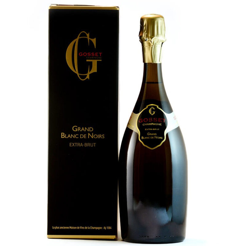 Champagne GOSSET ~ Grand Blanc De Noirs Extra-Brut ~ Bouteille 75cl avec étui