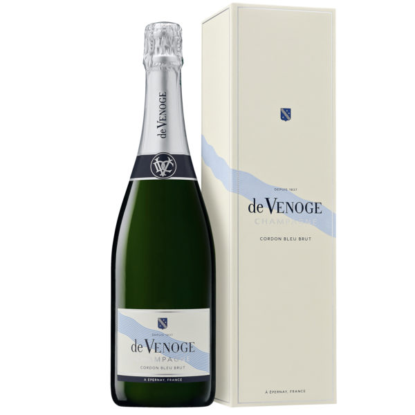 Champagne DE VENOGE ~ Cordon Bleu Brut ~ Bouteille 75cl avec étui