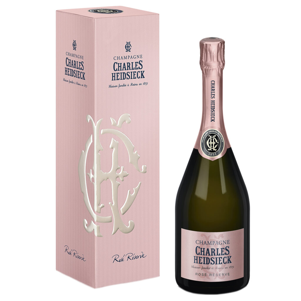Champagne CHARLES HEIDSIECK ~ Rosé Réserve ~ Bouteille 75cl avec étui