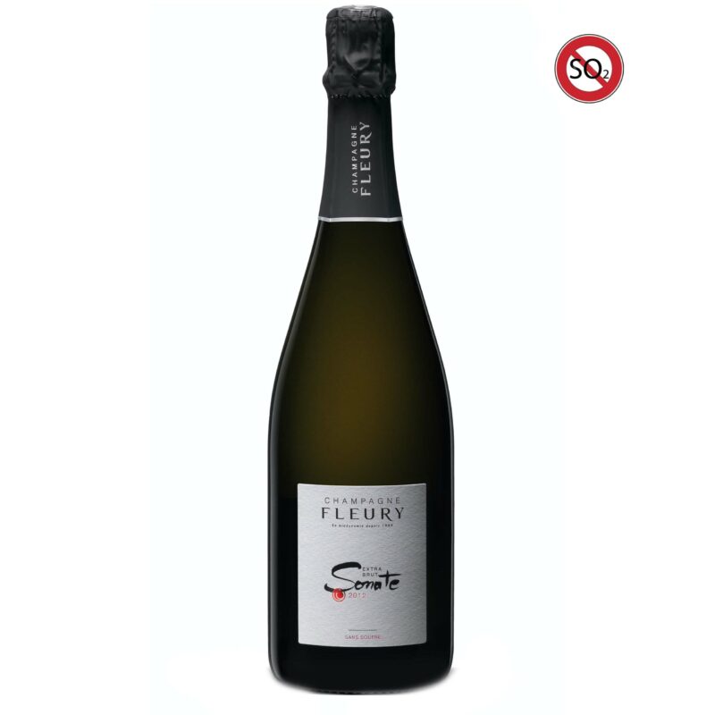Champagne FLEURY ~ Sonate Extra-Brut 2012 sans soufre ajouté~ Bouteille 75cl sans étui