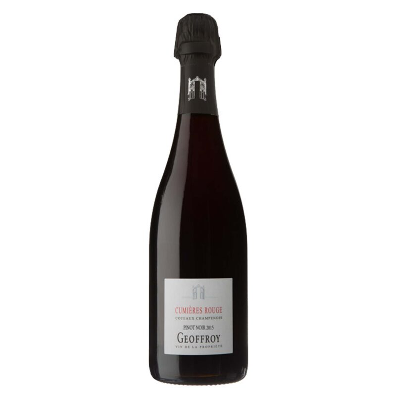 Maison Champenoise René Geoffroy ~ Coteaux Champenois Cumières Rouge Pinot Noir ~ Bouteille sans étui