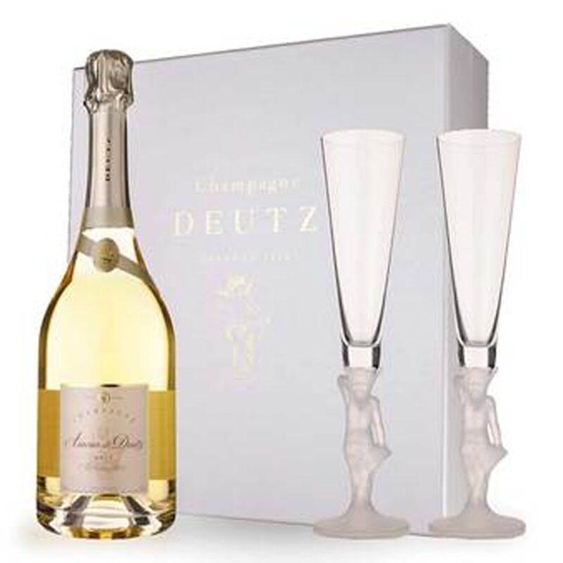 Champagne DEUTZ ~ Amour De Deutz 2011 ~ Bottle + 2 flutes