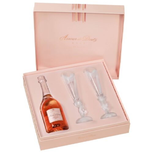 Champagne DEUTZ ~ Amour De Deutz Rosé 2013 + 2 Flûtes ~ Bouteille