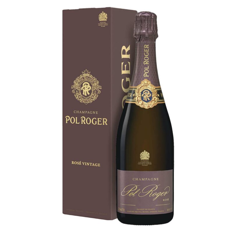 Champagne POL ROGER ~ Rosé Vintage 2015 ~ Bouteille 75cl avec étui