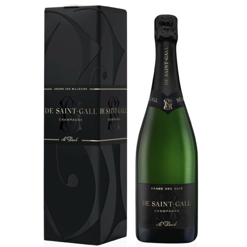 Champagne DE SAINT GALL ~ Cuvée "So Dark" Brut Grand Cru Millésime 2015 ~ Bouteille 75cl avec étui