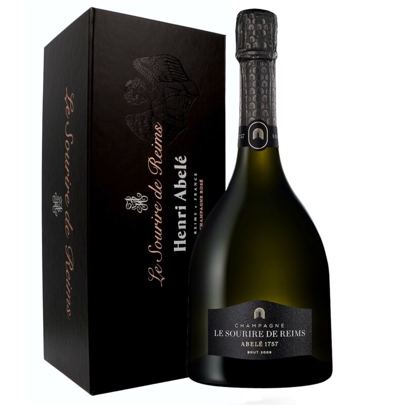 Champagne ABELE 1757 ~ Sourire De Reims Brut Millésime 2009 ~ Bouteille 75cl avec coffret