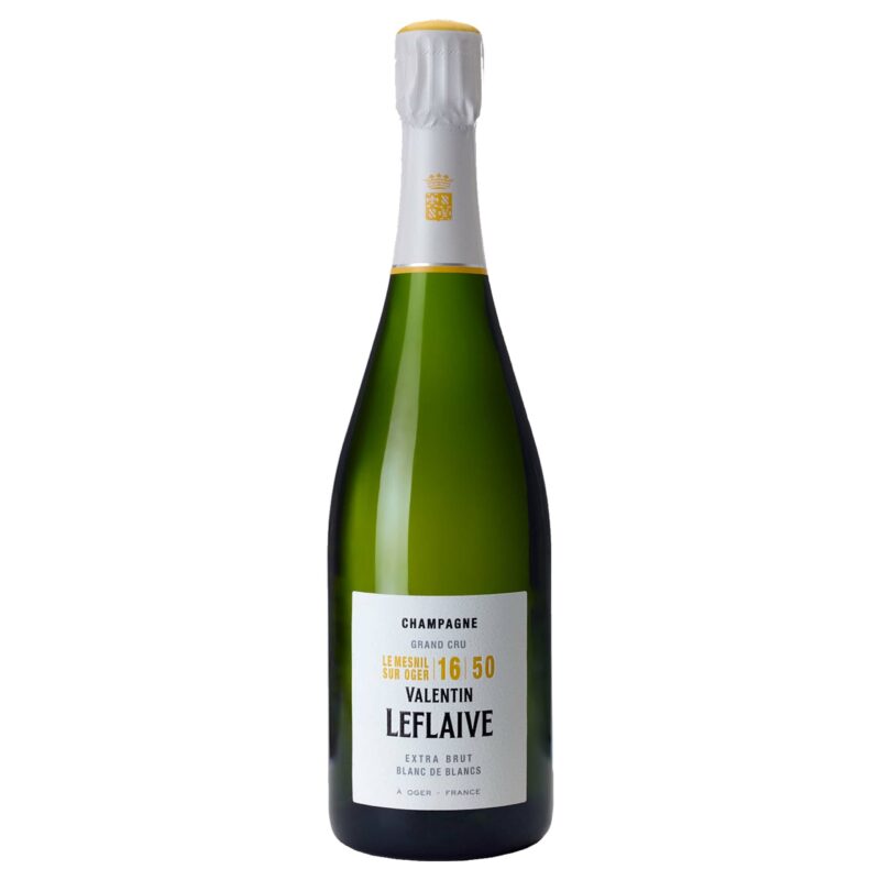 Champagne VALENTIN LEFLAIVE ~ Cuvée CV 1650 Le Mesnil sur Oger Extra-Brut Blanc De Blancs Grand Cru Appellation AOC ~ Bouteille 75cl sans étui