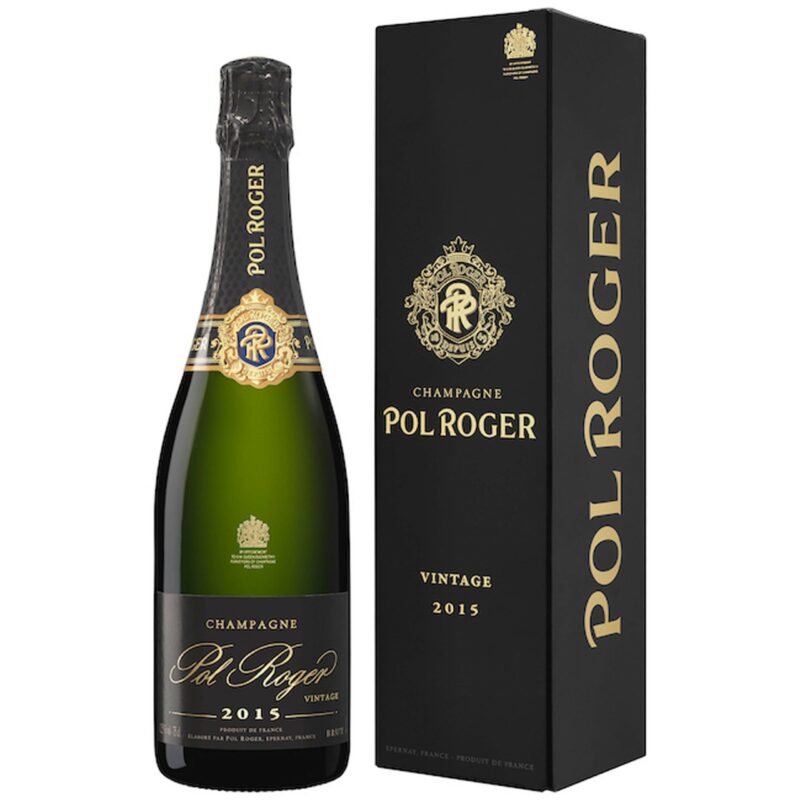 Champagne POL ROGER ~ Brut Vintage 2015 ~ Bouteille 75cl avec étui