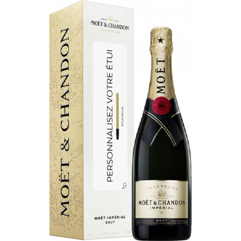 Champagne MOET & CHANDON ~ Brut Impérial ~ Etui personnalisable