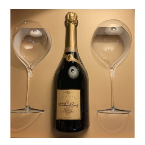 Champagne DEUTZ ~ William Deutz 2013 ~ Bouteille + 2 Flûtes