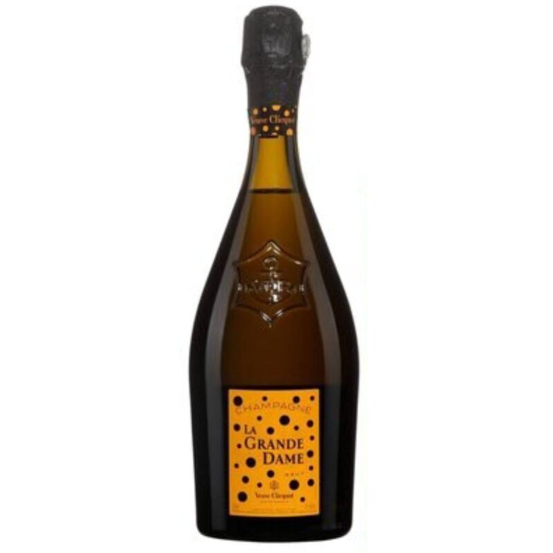 Champagne VEUVE CLICQUOT ~ La Grande Dame 2012 par Yayoï Kusama~ Bouteille