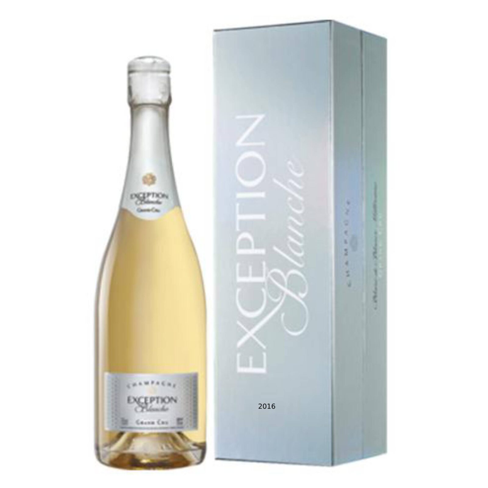 Champagne EXCEPTION BLANCHE ~ Blanc de Blancs 2016 ~ Bouteille