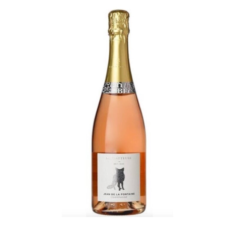 Champagne JEAN DE LA FONTAINE ~ La Flatteuse Rosé ~ Bouteille