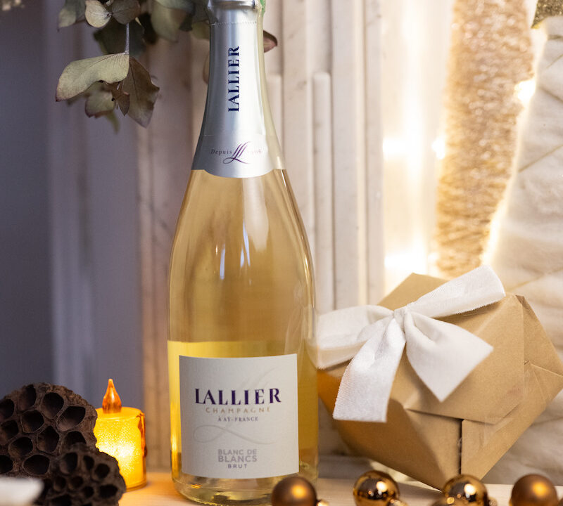Fromage et champagne ou champagne et fromage ??? Cuvée Blanc de Blancs Maison Lallier pour vous servir !!!