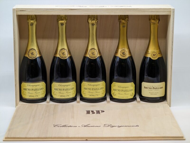 Champagne BRUNO PAILLARD ~ Première Cuvée Anciens Dégorgements ~ 5 Bouteilles de collection