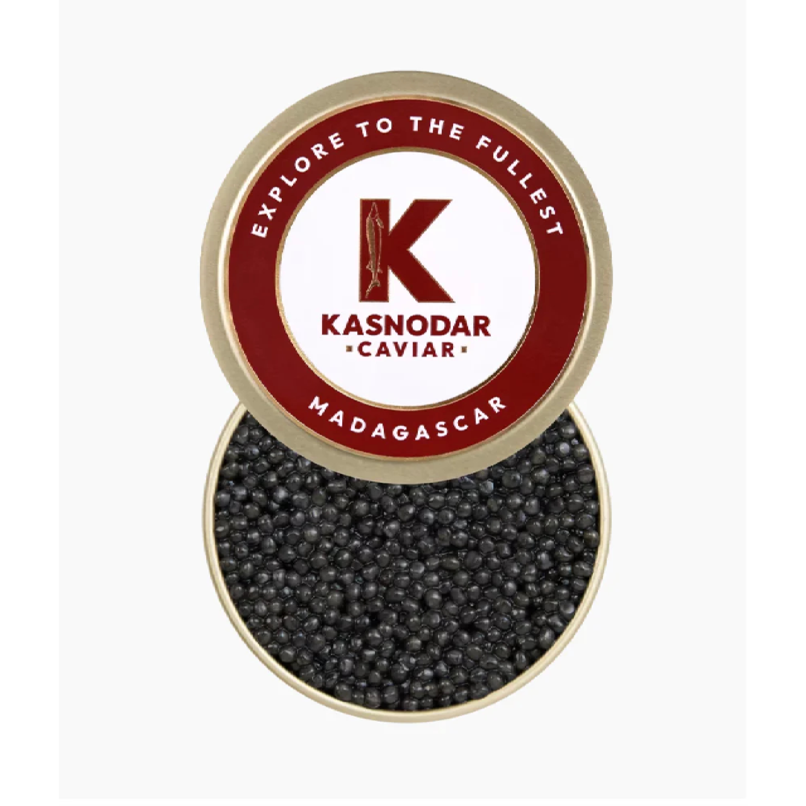 Caviar Kasnodar Baeri White ~ Boite ronde ~ 10 gr