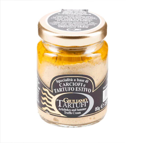 Crème d'Artichaut à la Truffe parfumée Giuliano Tartufi ~ Pot en verre ~ 80 gr