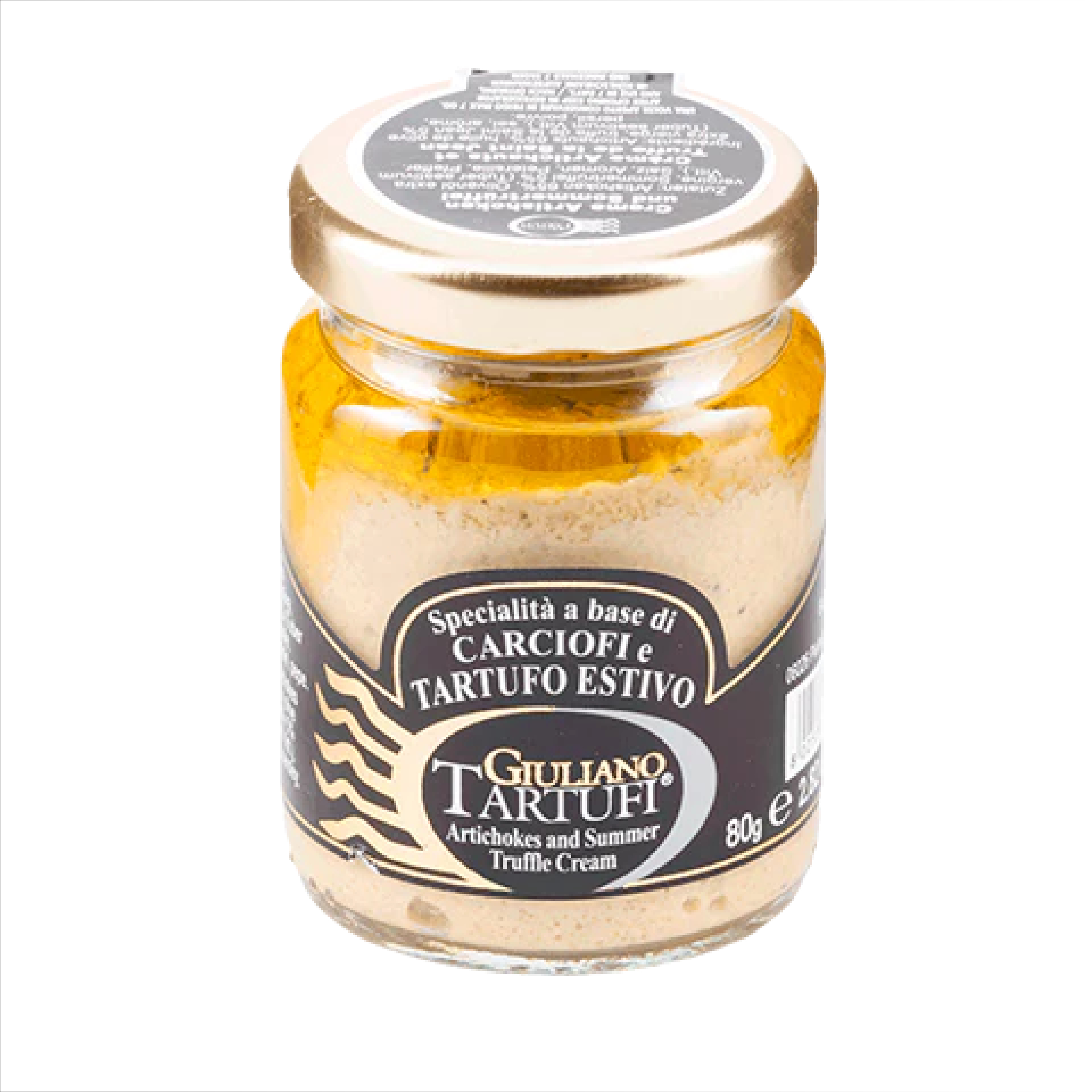 Crème d'Artichaut à la Truffe parfumée Giuliano Tartufi ~ Pot en verre ~ 80 gr