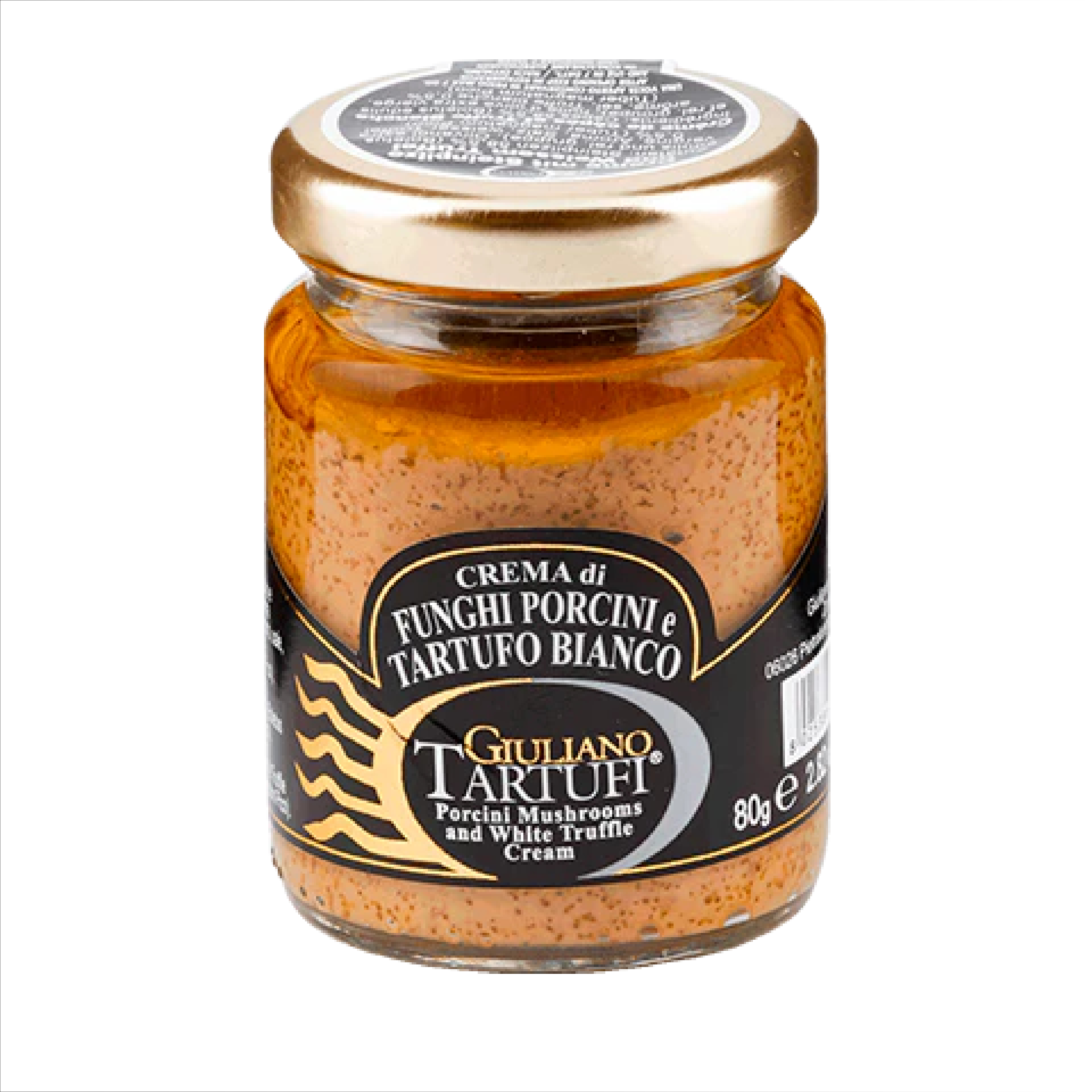 Crème de Cèpes à la Truffe blanche Giuliano Tartufi ~ Pot en verre ~ 80 gr