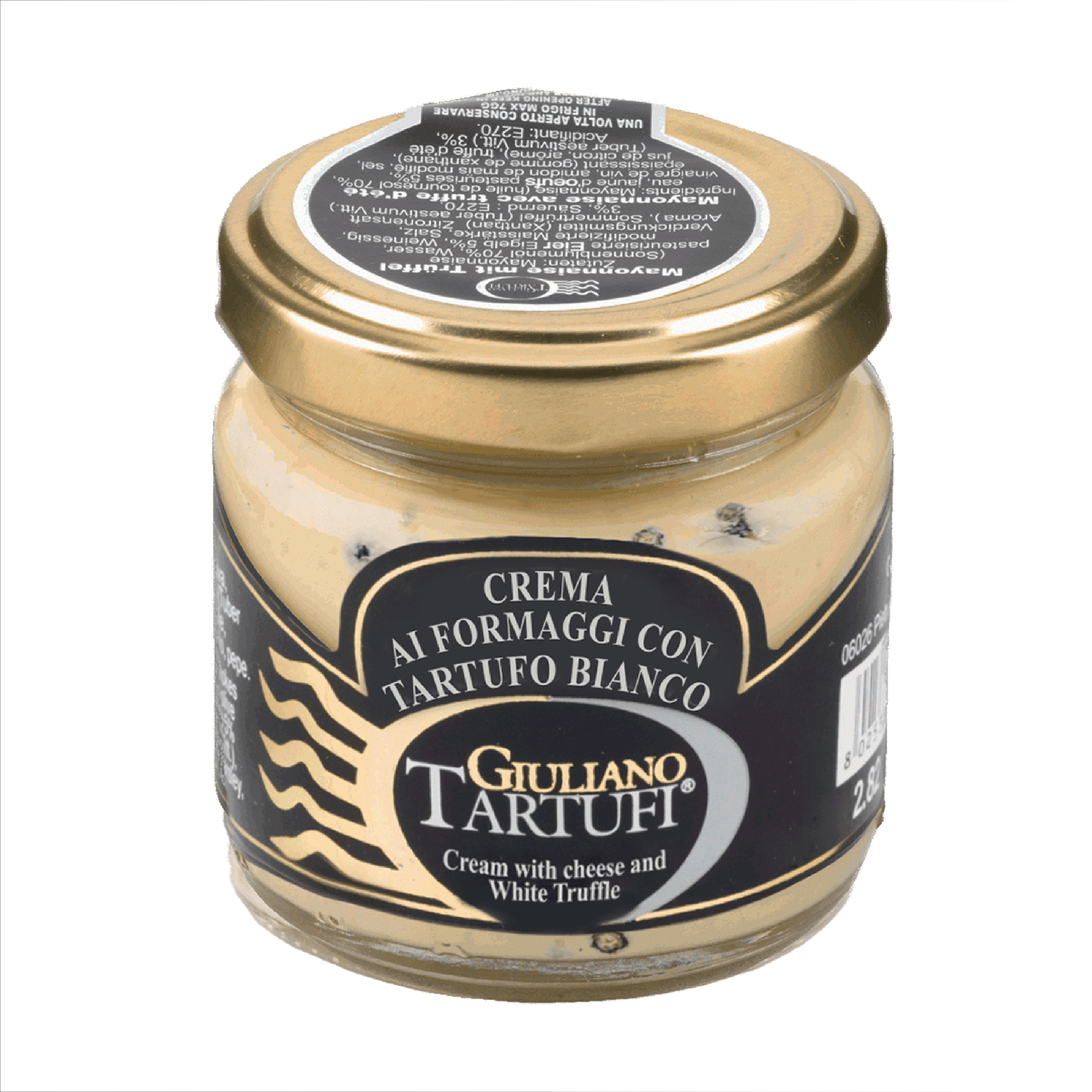 Crème de Parmesan à la Truffe blanche Giuliano Tartufi ~ Pot en verre ~ 80 gr