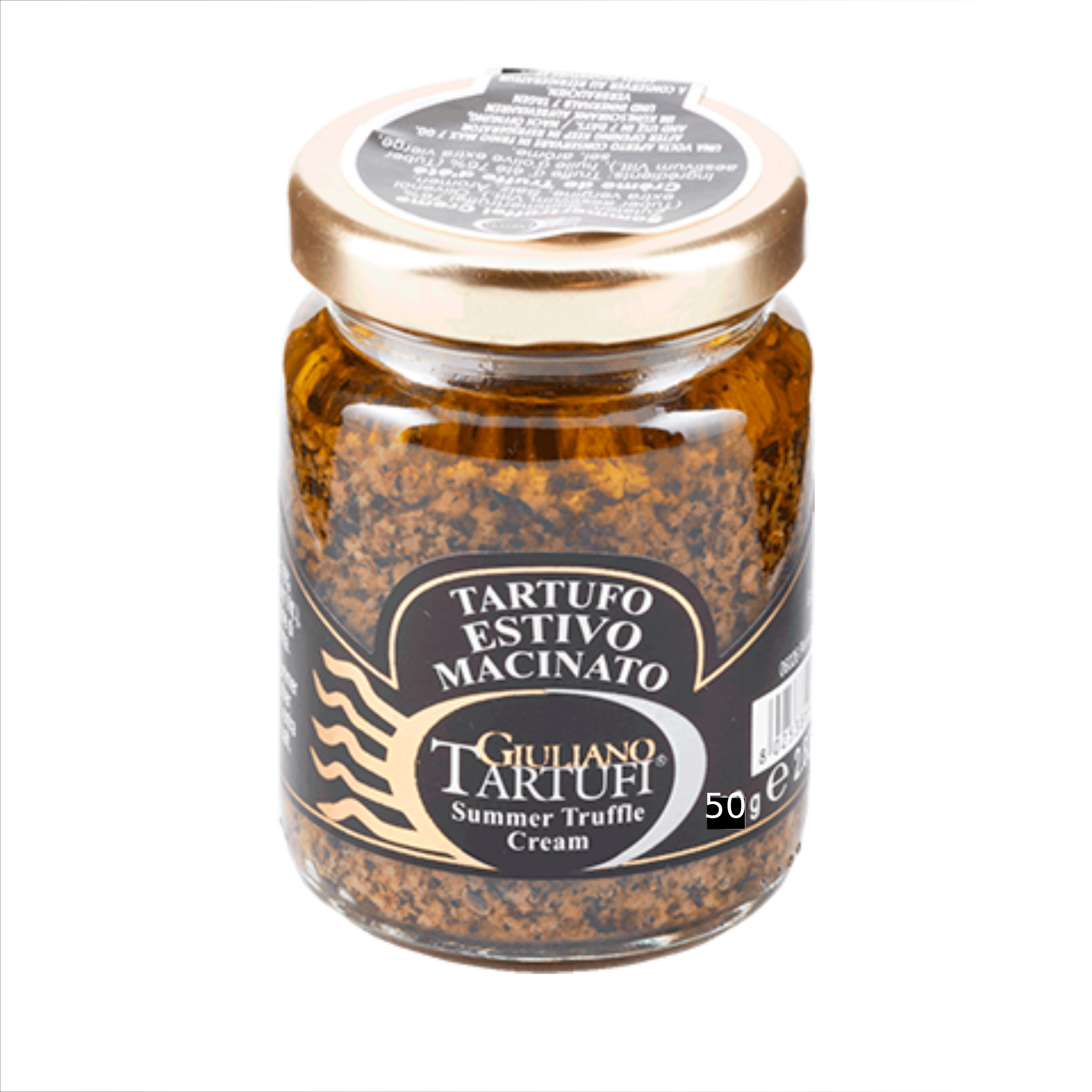Crème de Truffe pure d'été Giuliano Tartufi ~ Pot en verre ~ 50 gr