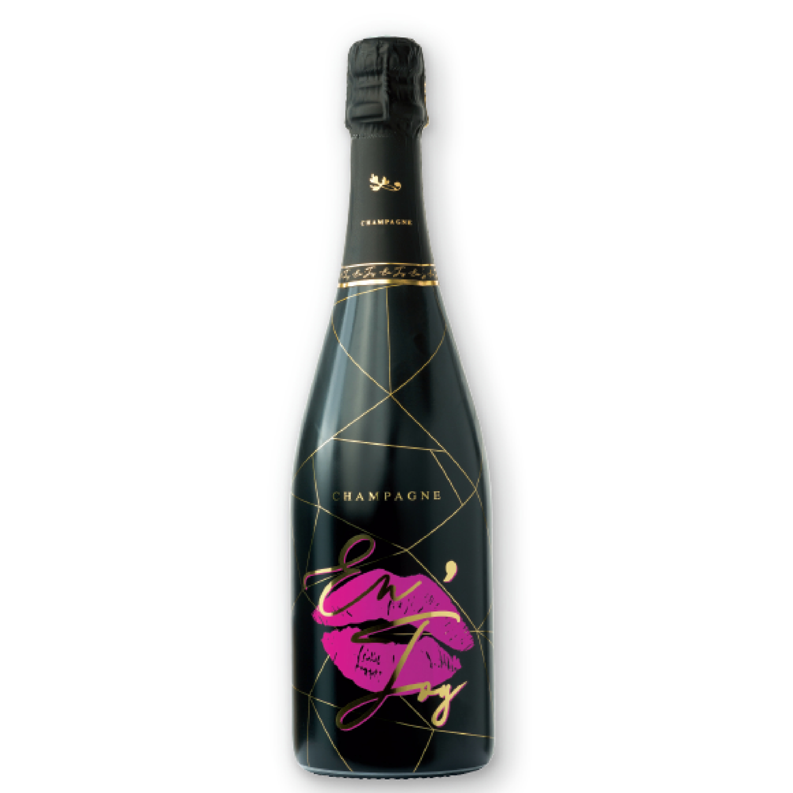 Champagne ETIENNE DOUE ~ En'Joy ~ Bouteille Noire